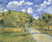 Road and hills Camille Pissarro